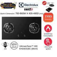 Electrolux 90cm UltimateTaste 300 Built-In Gas Hob | EHG9231BC EHG9331BC (Gas Stove Dapur Gas Cooker