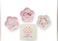 只得一套  Le creuset Lc Miffy 全新 限量兔年特別板 花碟  $788 一套3隻 原價$938