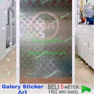 Sticker Kaca Es / Stiker Kaca / Sandblast Motif Glitter HT-148