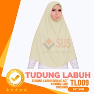 TUDUNG LABUH SEKOLAH KUNING CAIR - TL009