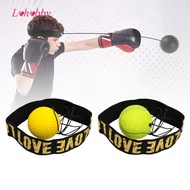 [Lohobby] Boxing Reflex Ball Headband Set Reflex Punching Fight Ball Reflex Ball on String with Head