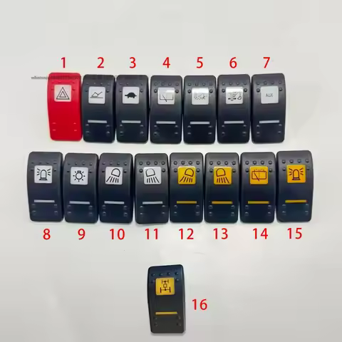 1PCS For JCB BACKHOE LOADER excavator 1400 1500B 3C 3D 3CX 2CX 4CX 5CX CAP ROCKER SWITCH