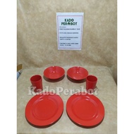 Plate and bowl set - couple plate set - 2-color plate and bowl set Mega Store