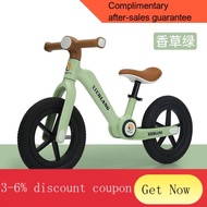 YQ40 Balance Bike (for Kids) Foldable Baby Kids Balance Bike Lightweight Two-Wheel Seat Adjustable Pedal-Free Balance Ca