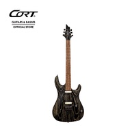 Cort KX300 Etched HH Electric Guitar - Etched Black Gold