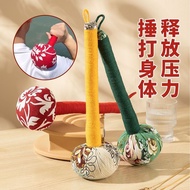 捶背神器艾草锤手工按摩锤艾叶捶艾灸棒拍身体经络敲打锤打八虚Backpounding artifact mugwort hammer, handmade massage hammer mugwort l