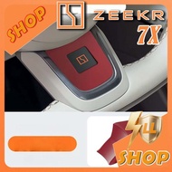 [READY] ZEEKR 7X Steering Wheel Smart Sticker Silicone Accessories zeekr 7x Car Decoration Accessori
