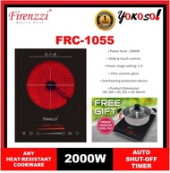 Firenzzi FRC1055XP Induction Hob / Ceramic Cooker Hob Black 2000W - FRC1055XP