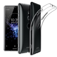 Sony Xperia XZ2 Case Transparent Anti-Shock Silicon Clear Soft TPU Back Cover