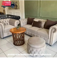 sofa chesterfild / sofatamu / sofamurah / sofa diskon / sofa elegan terbaru/ sofa kancing seribu / s