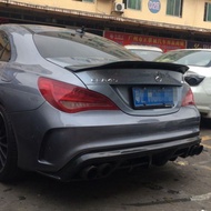 For Mercedes CLA Spoiler CLA45 W117 C117 Carbon Fiber Rear Trunk Wings Spoiler cla 200 250 260 Rennt