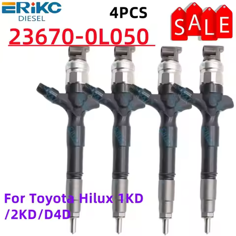 ERIKC NEW 23670-0L050 Common Rail Fuel Injector 236700L050 Diesel Injection 23670 0L050 For Toyota H