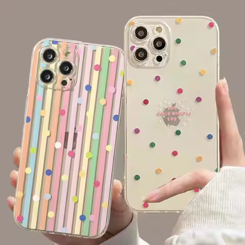 Colour Wave Point Case for OPPO Reno 13F 11F 12F 14F 8 13 12 11 14 10 Pro Plus 8T 5G Reno 5 6 Lite 7