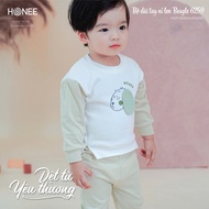 Long-sleeved wool fleece clothes for babies, cute Beagle patterns, high-quality autumn and winter