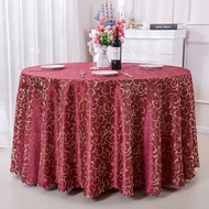 Fabric Restaurant Tablecloth Restaurant Table Cloth European Large round Table Tablecloth Square Household round Table Fabric/Table Cloth Hotel Round Table Cloth Decoration