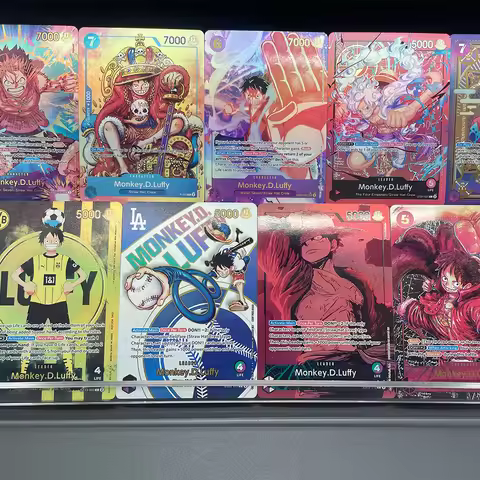 Anime Proxy OPCG Collection Card Monkey D.luffy Alt Art EB02-010 L 25Th Collection Eng ST13-003 ST01