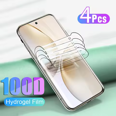 4Pcs 9999D Hydrogel Film For Realme 14 Pro+ Soft Protective Film Realmi 14Pro + Realme14 Pro Plus 5G