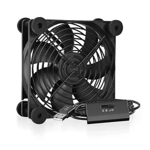 Adapted for USB Router Speed Regulation Cooling Fan Base Bracket Set-top Box Light Cat 5V Weak Curre