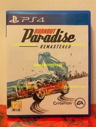 《今日快閃價》（中古二手）PS4遊戲 橫衝直撞 狂飆樂園 火爆狂飆 天堂 重製版 BURNOUT PARADISE REMASTERED 港版英文版