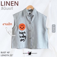 SLOTH SELECT เสื้อลินินแท้💯 งานปักน่ารัก และ คุณภาพดีมาก ทรงแขนล้ำไหล่ ใส่สบาย เห็นแล้วยิ้มตามเลยค่ะ