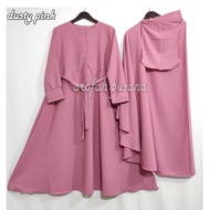 COD TERLARIS GAMIS POLOS SET HIJAB PLUS CADAR