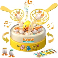 B.Duck Catch Duck Board Games Bounce Popping Up Catching Music Games for Preschool Toddlers Kids Fam