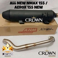 Exhaust AHM Malaysia Standard Racing Yamaha All New Nmax 155/Aerox 155 New