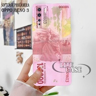 Softcase Oppo Reno 3 4G - Oppo A91 Flexible Case Cool Aesthetic Money Motif