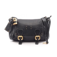 【สินค้ามือสอง】 โคลอี Chloe กระเป๋าสะพายไหล่ Mini Paddington สีดำ หนัง Paddington Mini สำหรับสุภาพสตร