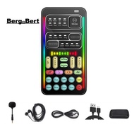 I9 Voice Changer Full Kit Multiple Audio Effect Bluetooth Live Sound Cards Ultra-Thin Portable Live 
