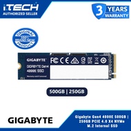 Gigabyte Gen4 4000E 500GB | 250GB PCIE 4.0 X4 NVMe M.2 Internal SSD NVMe M.2 SSD Gen 4