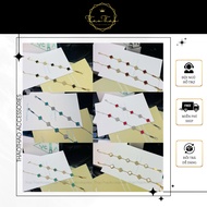 HOT version mini 4-leaf clover stone bracelet - THAOACCESSORIES