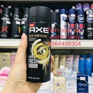 Xịt khử mùi AXE Gold Temptationxịt ngăn mùi nam giớihương nước hoathơm lâugiảm mồ hôichai 135ml
