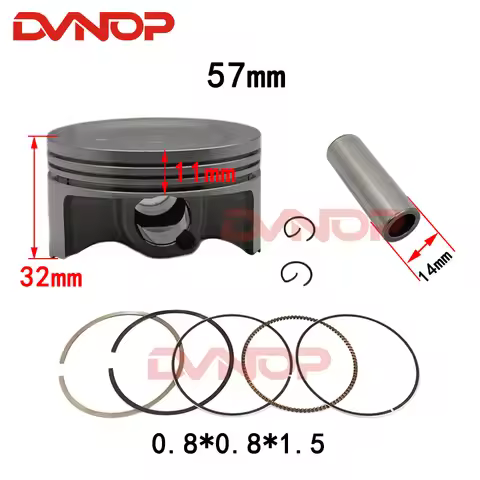 57mm Motorcycle piston and ring For Yamaha YZF R15 R-15 Vxn150 Nva FZ150 Jupiter Mx King Movistar T1