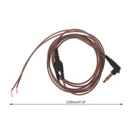 【New Arrival】 3.5mm Ofc Core 3-Pole Jack Headphone Cable Diy Earphone Maintenance Wire Q1jc