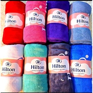 Tuala Mikro Fiber Hilton 2 Saiz Lembut, Menyerap Cepat, Tahan Lama TUALA MANDI BATH TOWEL HOTEL DAN 