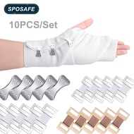 10Pcs/Set Bandage Wrap Clips Aluminum Bandage Clips Bandage Pins Bandage Clips Bandage Metal Clips R