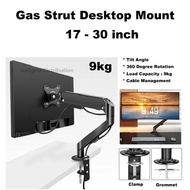 SM-M5 9kg 17 - 30 inch Gas Strut TV Monitor Arm Bracket Desk Stand Mount Holder Desktop Clamp Clip DS90 F80 F100A 2706.1