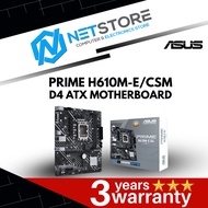 PWP ASUS PRIME H610M-E/CSM D4 mATX MOTHERBOARD &  PROCESSOR