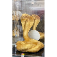 At Ty 2025 VIP Snake Feng Shui Statue inlaid with AU 24 Carat 9999 Gold, size 30 cm with inspection