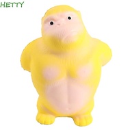 HETTY Squeeze Vent Gorilla, Orangutan Yellow Squeezing Monkey Toys, Creative Elastic Stretch Creativ