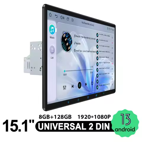 JOYING 15.1 Inch HD Floating Car Multimedia Player 8GB RAM+128GB ROM Fast Stereo GPS Navigation Andr