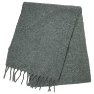 BEAMS大號蓬鬆圍巾，炭灰色 [二手] [BEAMS]