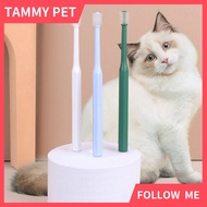 Pet Cat Dog 360 Degree Oral Cleaning Toothbrush Round Toe