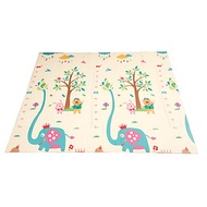 Nệm (thảm) chơi Nhà của Mẹ gấp gọn 2 mặt cho bé kích thước 180x200x1cm - họa tiết hình thú dễ thương