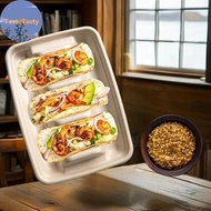 TasteTasty 20Pcs Disposable Taco Plates 3partments Taco Serving Plates No Messy Dining Staable Taco 