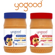 💥 [OFFER]💥HALAL Yogood Peanut Butter ~ (NO-Added Sugar and Salt) ~ |Smooth | Crunchy |~ 453g