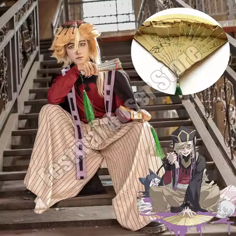 Douma Cosplay Costume Anime Demon Doma Douma Cosplay Kimono Unisex Fans Wig Halloween Carnival Costu