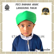 Peci Imamah Permanen Instant 15 Meter Siap Pakai Sorban Imamah Anak Laki Laki Sorban Kyai Imamah Kia