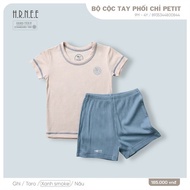 HR064 - 6M/4Y Petit shorts set with Sky Blue thread